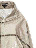 Comme Des Garçons Gray Polyethylene Coat