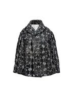Comme Des Garçons Bicolor Polyethylene Leather Jacket