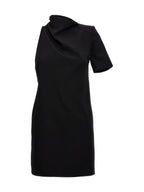 Sportmax Black Viscose Short Dress