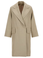 Max Mara Beige Linen Coat