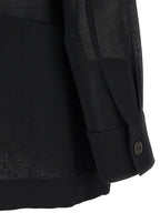 Ferragamo Black Virgin Wool Blouse