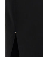 Sportmax Black Viscose Long Skirt