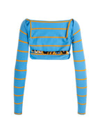 Emilio Pucci Blue Wool Cardigan
