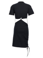Nensi Dojaka Black Cotton Midi Dress