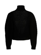 MIXIK Black Wool Cardigan