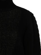 MIXIK Black Wool Cardigan