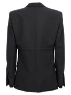 Nensi Dojaka Black Virgin Wool Blazer