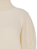 MIXIK White Wool Cardigan