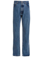 VTMNTS Blue Cotton Relaxed Fit Jeans