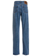 VTMNTS Blue Cotton Relaxed Fit Jeans