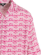GCDS Fuchsia Viscose Blouse