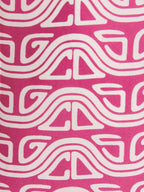 GCDS Fuchsia Viscose Blouse