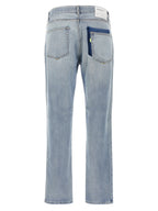 Department 5 Blue Cotton Slim Fit Jeans