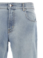 Department 5 Blue Cotton Slim Fit Jeans