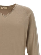 MA'RY'YA Beige Cotton Cardigan
