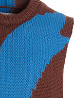 Jil Sander Multicolor Cotton Sleeveles Sweater