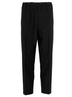 Jil Sander Blue Polyester Casual Pants