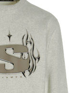 STAMPD Gray Cotton Sweatshirt