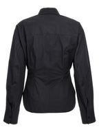 The Attico Black Cotton Blouse