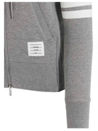 Thom Browne Gray Cotton Sweatshirt