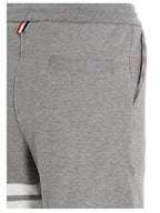 Thom Browne Gray Cotton Joggers (Workout Pants)