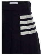 Thom Browne Blue Wool Long Skirt