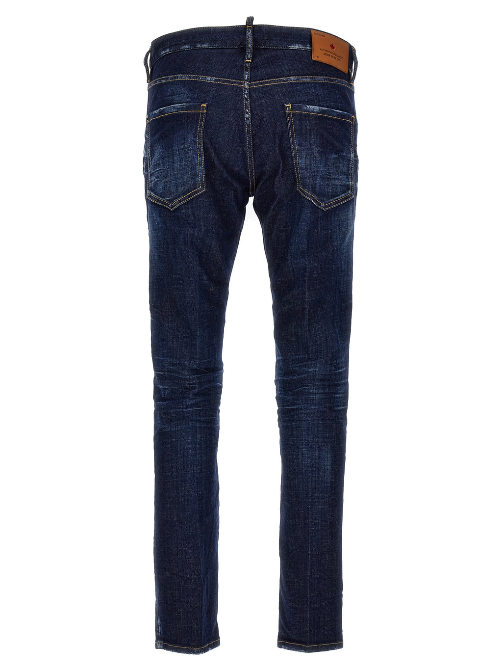 Blaue schmale Jeans aus Baumwolle