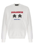 Weißes Baumwoll-Sweatshirt