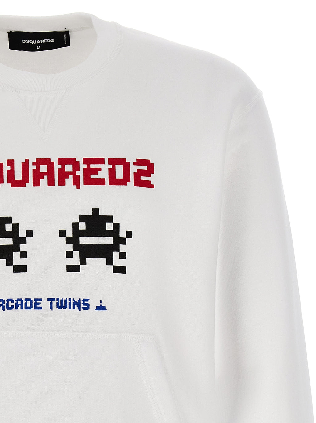 Weißes Baumwoll-Sweatshirt