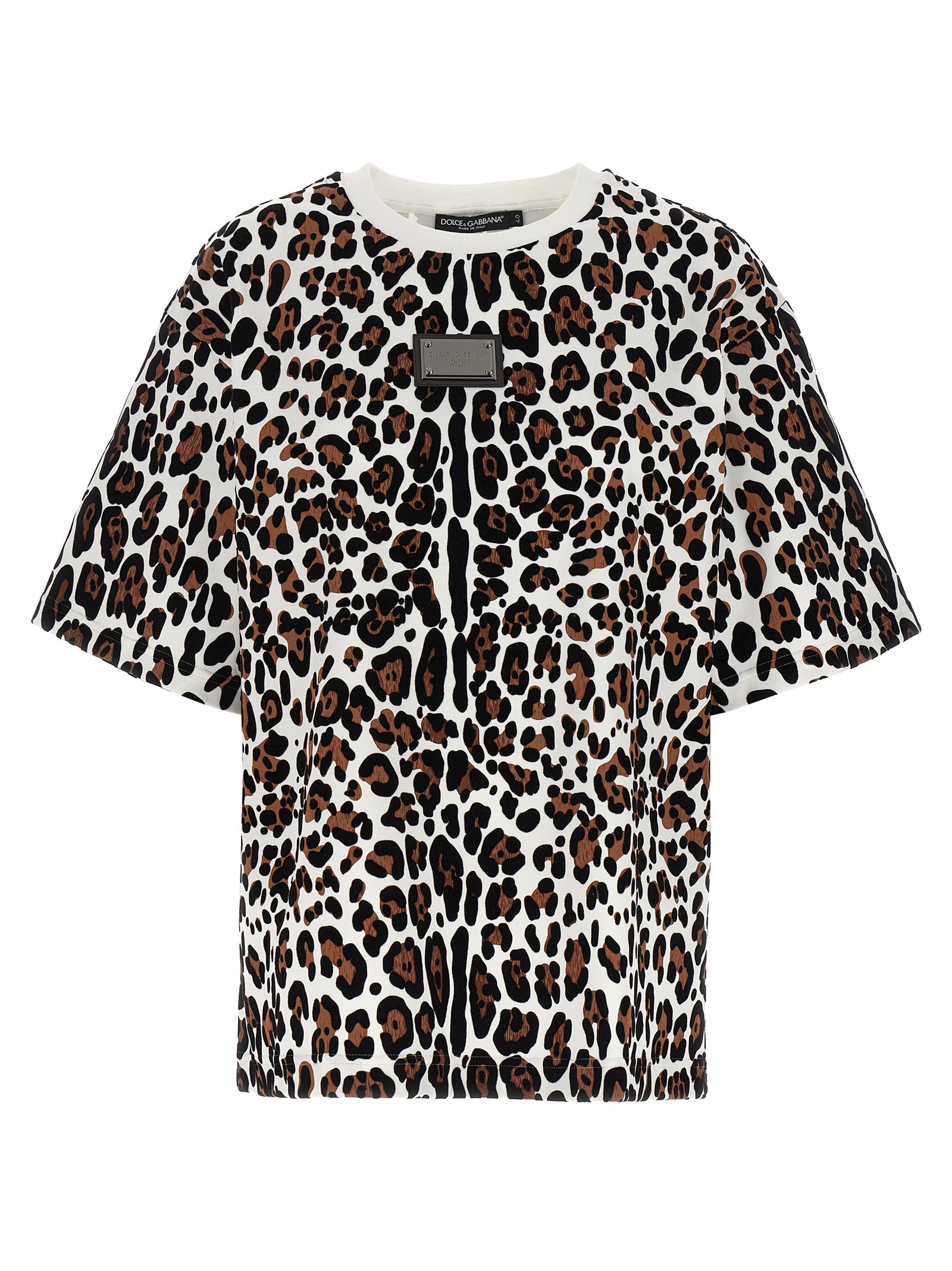 Mehrfarbiges Baumwoll-T-Shirt