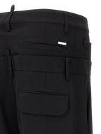 Dsquared² Black Virgin Wool Dress Pants