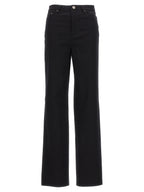 ROTATE BIRGER CHRISTENSEN Black Cotton High-Waisted Jean