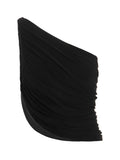 Norma Kamali Black Polyamide Tank Tops
