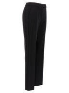 Max Mara Black Virgin Wool Dress Pants