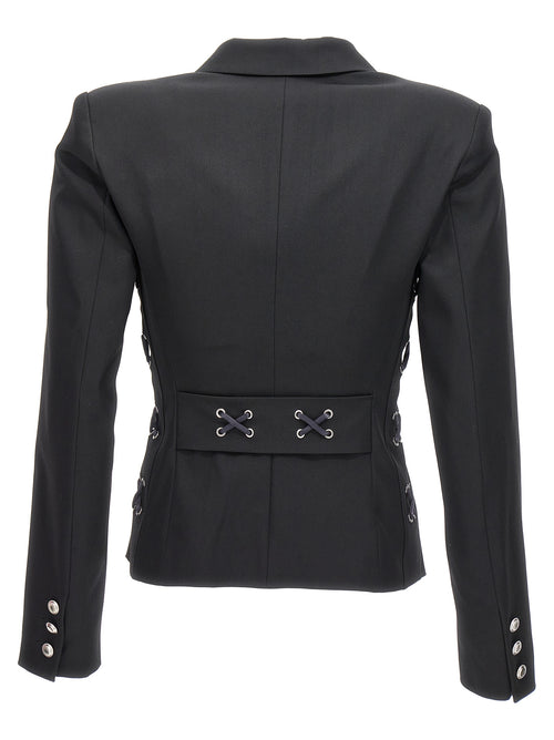 Alessandra Rich Black Wool Blazer