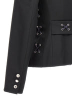 Alessandra Rich Black Wool Blazer