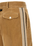 Palm Angels Beige Cotton Casual Pants