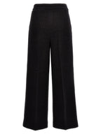 Moschino Black Wool Cropped Pants