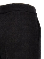 Moschino Black Wool Cropped Pants
