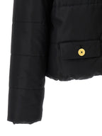 Moschino Black Polyamide Full-Length Jacket