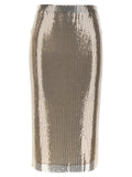 Sportmax Multicolor Polyester Midi Skirt