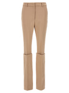 Sportmax Beige Polyester Dress Pants