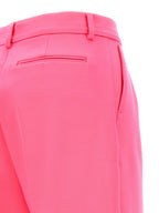 Sportmax Fuchsia Virgin Wool Casual Pants