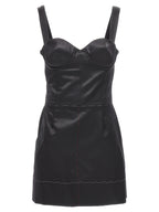 Maison Margiela Black Acetate Short Dress