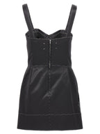 Maison Margiela Black Acetate Short Dress