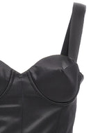 Maison Margiela Black Acetate Short Dress