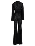 ANTONINO VALENTI Black Viscose Jumpsuit