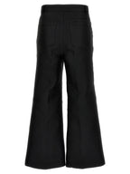 Giambattista Valli Black Polyester Flared Pants