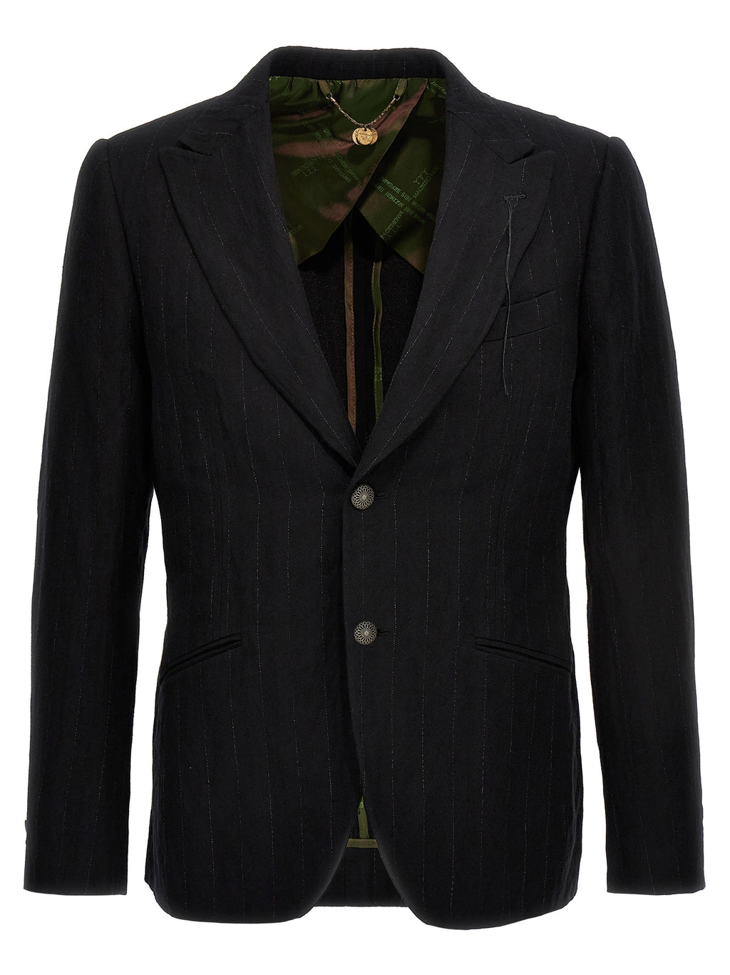 MAURIZIO MIRI Black Cotton Blazer