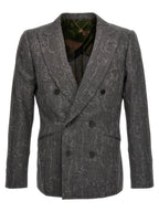MAURIZIO MIRI Gray Wool Blazer